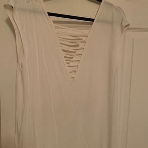 American Eagle plunging neckline blouse